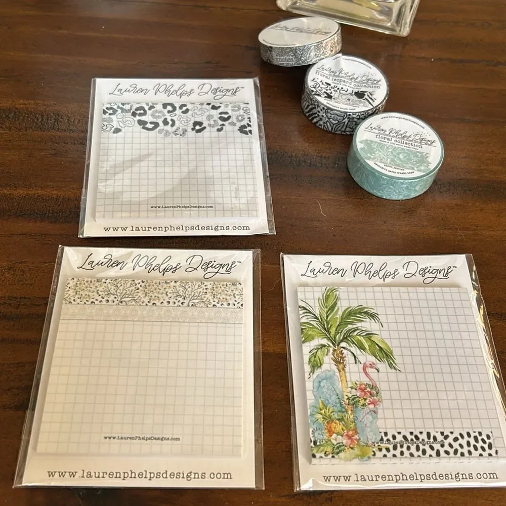 Lauren Phelps Design bundle Washi tape sticky notes vellum paper